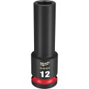 【抽選で最大100%ポイントバック エントリー受付中】 milwaukee SHOCKWAVE IMPACT DUTY ディープ インパクト ソケット 1/2インチ 12.7mm角 12mm 49-66-6273 ミルウォーキー 車 自動車 整備 工具