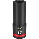 【抽選で最大100%ポイントバック エントリー受付中】 milwaukee SHOCKWAVE IMPACT DUTY ディープ インパクト ソケット 1/2インチ 12.7mm角 17mm 49-66-6278 ミルウォーキー 車 自動車 整備 工具