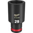 【抽選で最大100%ポイントバック エントリー受付中】 milwaukee SHOCKWAVE IMPACT DUTY ディープ インパクト ソケット 1/2インチ 12.7mm角 29mm 49-66-6290 ミルウォーキー 車 自動車 整備 工具