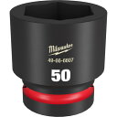 【抽選で最大100%ポイントバック エントリー受付中】 milwaukee SHOCKWAVE IMPACT DUTY インパクト ソケット 1インチ25.4mm角 50mm 49-66-6607 ミルウォーキー 車 自動車 整備 工具