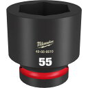 【抽選で最大100%ポイントバック エントリー受付中】 milwaukee SHOCKWAVE IMPACT DUTY インパクト ソケット 1インチ25.4mm角 55mm 49-66-6610 ミルウォーキー 車 自動車 整備 工具