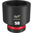 【抽選で最大100%ポイントバック エントリー受付中】 milwaukee SHOCKWAVE IMPACT DUTY インパクト ソケット 1インチ25.4mm角 58mm 49-66-6612 ミルウォーキー 車 自動車 整備 工具