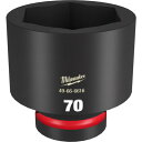 【抽選で最大100%ポイントバック エントリー受付中】 milwaukee SHOCKWAVE IMPACT DUTY インパクト ソケット 1インチ25.4mm角 70mm 49-66-6616 ミルウォーキー 車 自動車 整備 工具