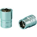 【抽選で最大100%ポイントバック エントリー受付中】 KTC 12.7sq.ソケット六角パック・台紙仕様 差込角12.7mm B4-15袋入り B4-15-S