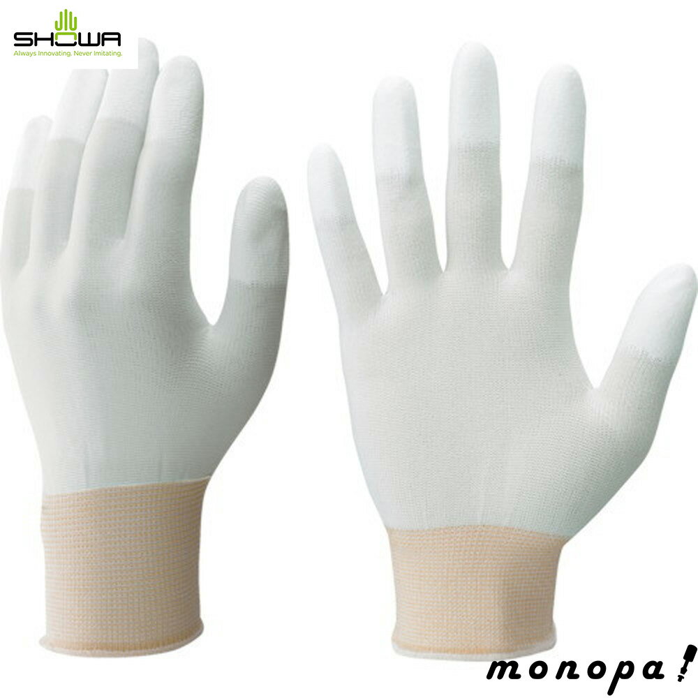 【ポイント3倍 12/3~12/11】 SHOWA まとめ買い簡易包装トップフィット手袋10双入 B0601 ホワイト Mサイズ