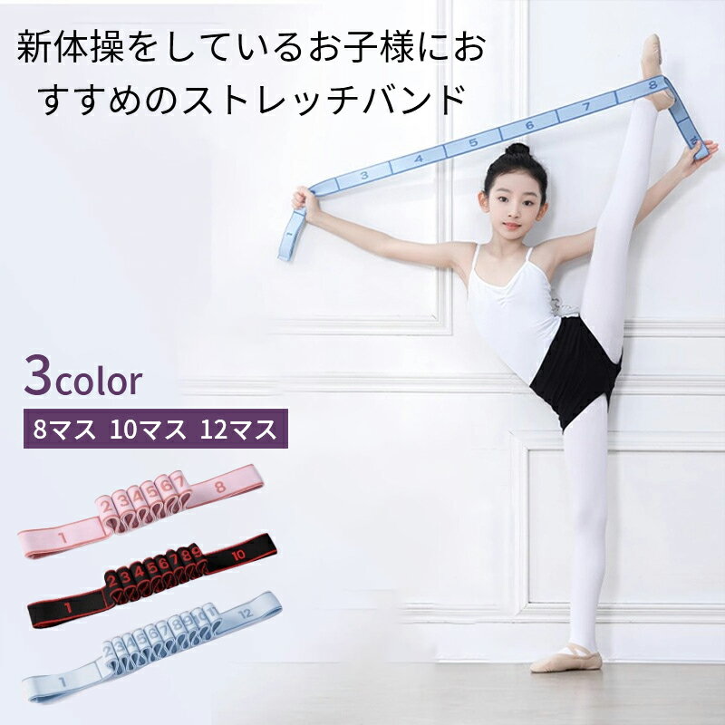 ストレッチバンド バレエ バンド ストレッチバンド ヨガ トレーニング 宅トレ ゴム 2本セット ストレッ..