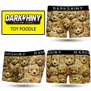 ＼20%OFF／ ボクサーパンツ メンズ DARKSHINY TOY POODLE 2024 父の日 母の日 プレゼント ギフト かっこいい おしゃれ かわいい 男性用 下着 パンツ インナー 誕生日 彼 子供 息子 夫 父親