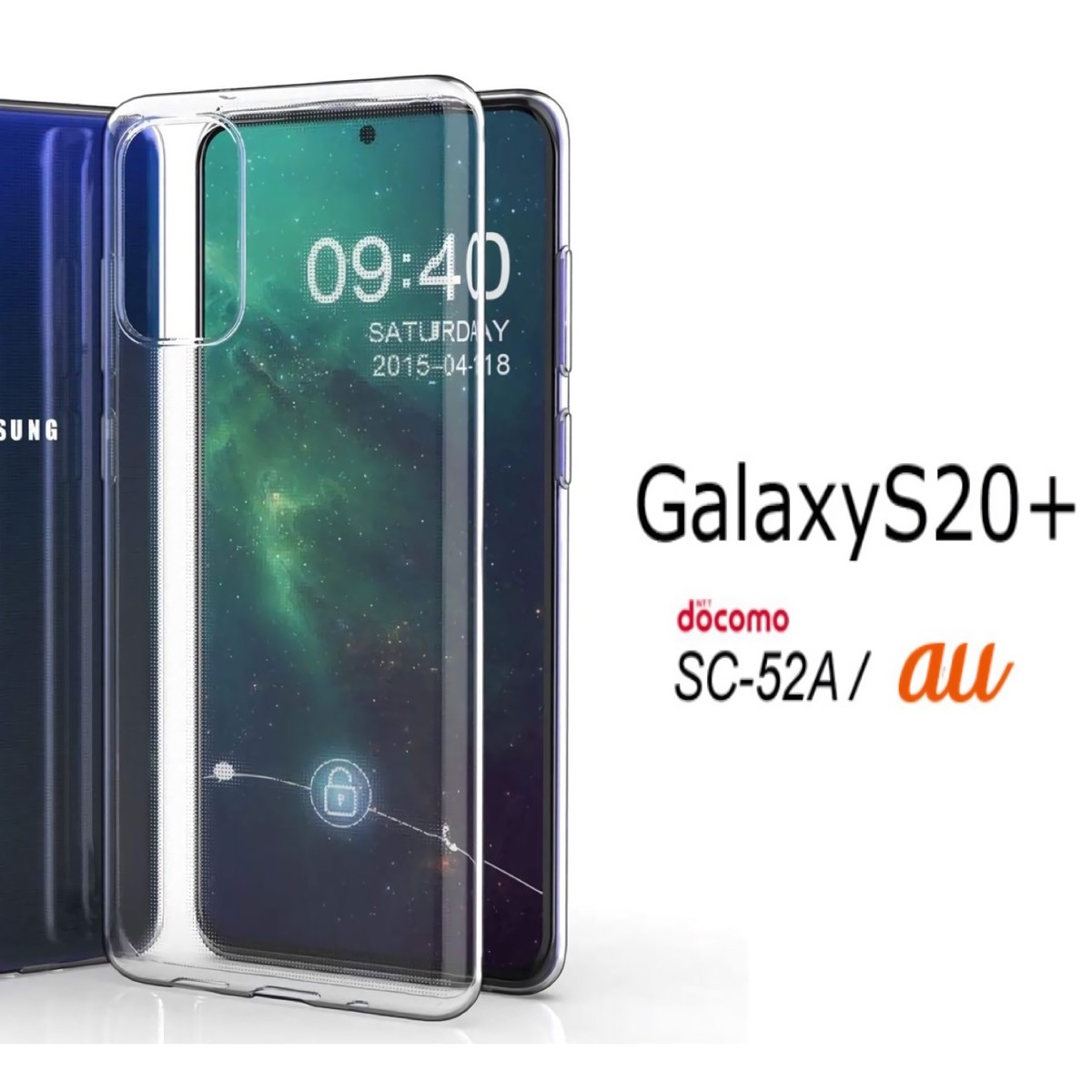 Samsung Galaxy S20plus SCG02SC-52A Ʃ ॹ 饯S20+ 5G С ե ץ Ʃ TPU ɻ PC   ɾ׷ GalaxyS20+ 5G ݸ 饯S20+ 5G ݸС SC52A monopuri Υץ