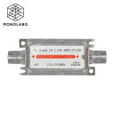 送料無料 ラインブースター BS CSテレビ 衛星放送対応 12-20dB 部品 配線 コンパクト設計 電波信号の減衰を抑制 前置きブースター 50K◇ ライン...