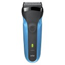 BRAUN 髭剃り メンズシェーバー 電動 3枚刃 男性用 深剃り 丸洗いOK 充電式 Braun シリーズ3 電気カミソリ お風呂ソリ 送料無料 60N◇ ブ...