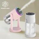 加湿器 超音波加湿器 ミスト 卓上加湿器 角度調整 スリム 小型 おしゃれ LEDライト付き USB給電式 ドリンクホルダー 車載 乾燥対策 オフィス 寝室 送...