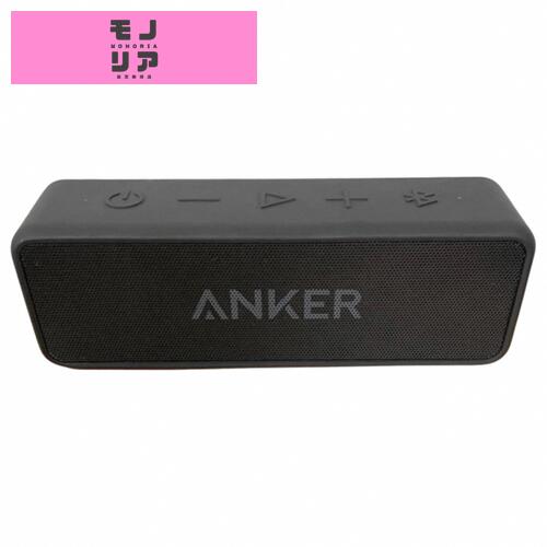 Anker Soundcore 2 (USB Type-C充電 12W スピーカー 24時間連続再生)【完全ワイヤレスステレオ対応/強化された低音 / IPX7防水規格 / デュアルドライバー/マイク内蔵】(ブラック)