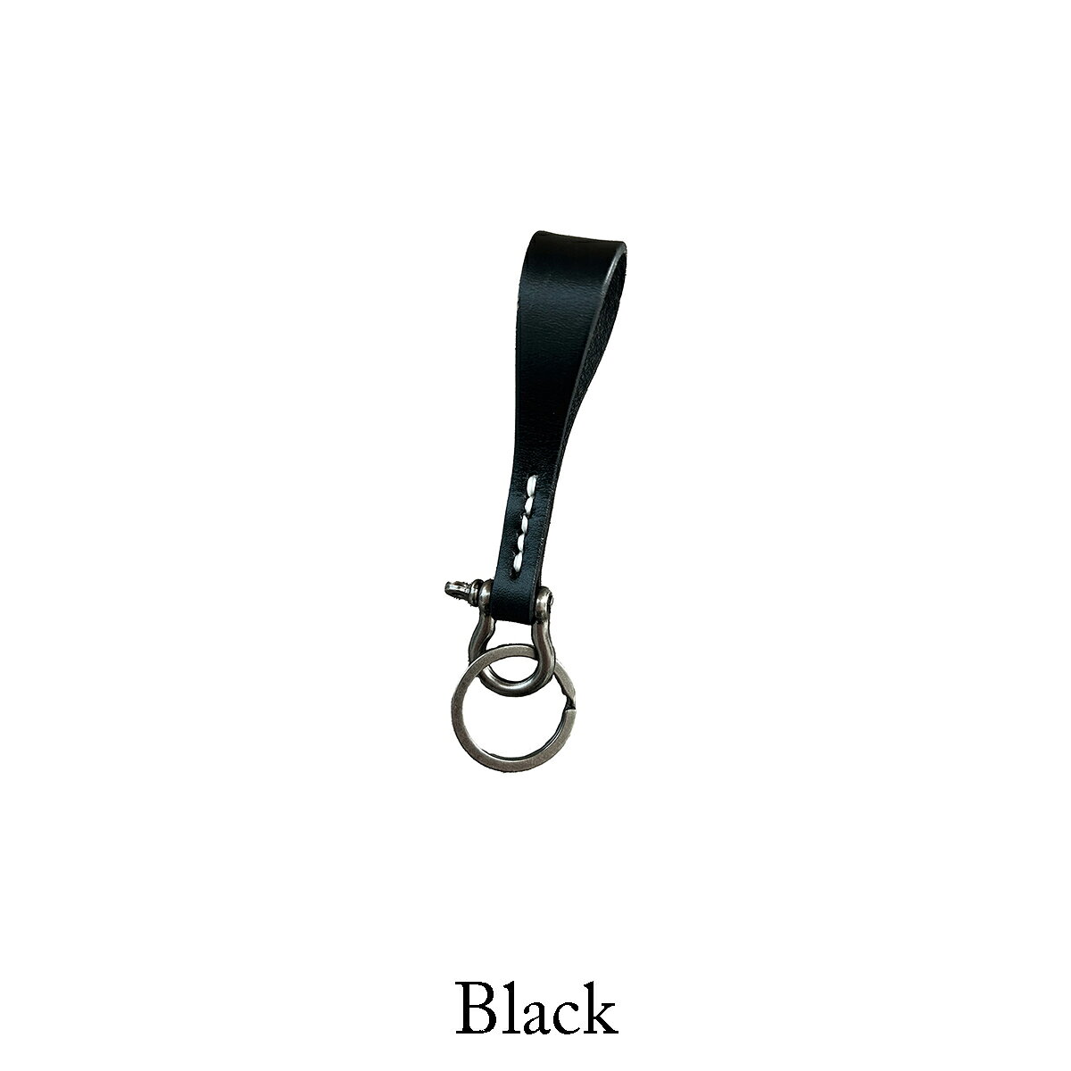 monologのキーチェーン キーホルダー 革 金具 Iron The Spread Leather Key Chain シンプル チャーム バッグ アウトドア 鍵 LibCurate ギフト プレゼント｜アングル3