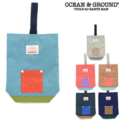 OCEAN＆GROUND オーシャンアンドグラウンド シューズバッグ 女の子 男の子 キッズ シューズケース ナイロン CRAZY 全6色 1115002 上履き入れ 子供 靴袋 おしゃれ かわいい 小学生 幼稚園 通園 通学