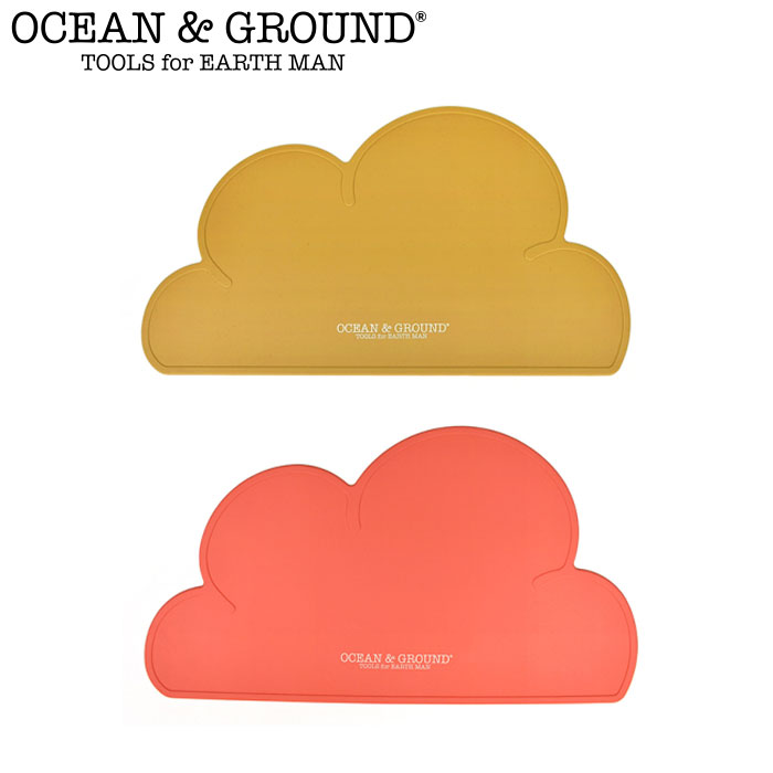 OCEAN&GROUND オーシャンアンドグラウンド ランチョンマット 子供 撥水 シリコン GIRL'S キッズ お食事マット おやつマット マスタード ネイビー 1919608 離乳食 食洗機かわいい マット 子供 北欧 おしゃれ 車 女の子 ベビー ギフト プレゼント メール便