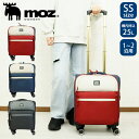 スーツケース 機内持ち込み ソフト 軽量 25L 1泊 2泊 コインロッカーサイズ moz キャリーケース キャリーバッグ ソフトキャリー メンズ SSサイズ ...
