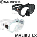 水中メガネ 水中マスク USダイバーズ us divers マリブ MALIBU LX 大人 メンズ レディース ブラック クリア— 240540 240545 水中眼鏡 シュノーケル