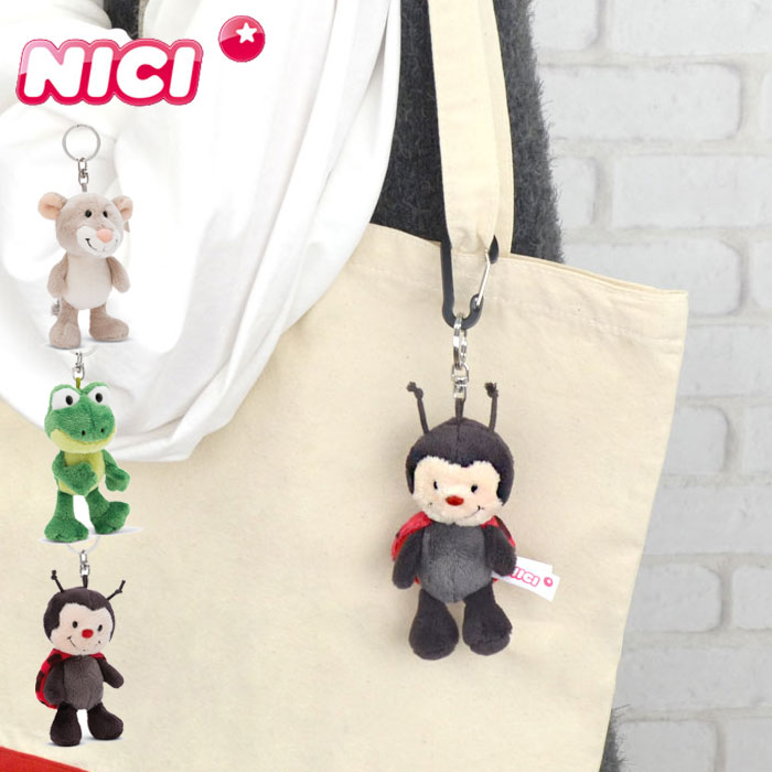 樂天商城 - ニキ キーホルダー ぬいぐるみ キーリング バッグチャーム NICI BB 10cm 高校生 バッグアクセサリー カエルアルバート レディーバードルーカス マウスリアム ブランドアニマル 動物 ドイツ ビーンバッグ 女の子 ふわふわ プレゼント ギフト