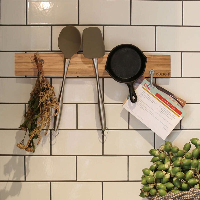 ダルトン DULTON マグネット ツールホルダー キッチンツールホルダー ステンレス 収納 壁掛け バンブー マグネットツールホルダー G655-752-45 45cm ナイフホルダー 工具 壁面収納 磁石 ナイフスタンド キッチンツール キッチン収納