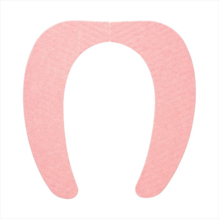 レック ぴたQ 吸着便座シート ピンク 1組入り BB479P 洗える 吸着 おくだけ 便座シート 便座カバー 節..