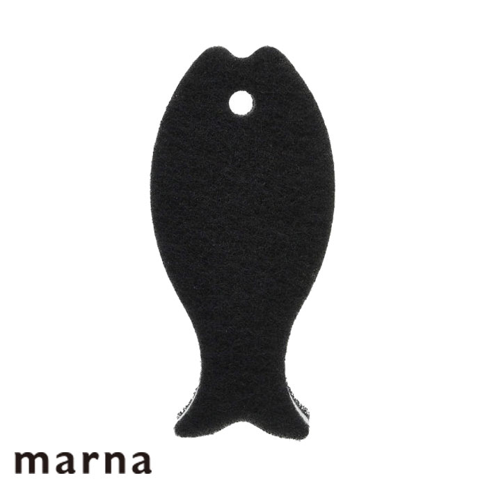 Rakuten - キッチンスポンジ マーナ おさかなスポンジ 食器用スポンジ 食器洗いスポンジ ハード 3層構造 MARNA 台所用スポンジ 皿洗い 鍋用 丈夫 研磨粒子入り クリーナー スポンジ 食器用クリーナー