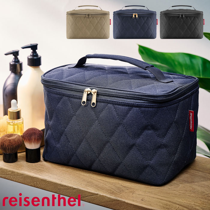 化粧ポーチ 大容量 ポーチ 大きめ コスメポーチ メイクポーチ COSMETIC CASE RHOMBUSシリーズ reisenth..