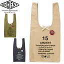 2WAY ショッピングバッグ トートバッグ サブバッグ 薄手 正和 ANCIENT ユーティリティバッグ エコバッグ レディース メンズ カーキ ネイビー ベー...