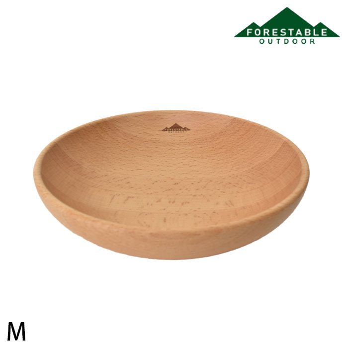 樂天商城 - お皿 木製 おしゃれ ラウンドディッシュ M 直径21cm アウトドア 籐芸 FORESTABLE MRB210BE アウトドア食器 キャンプ プレート 皿 丸皿 中皿 ランチ皿 ウッドプレート 木製プレート 洋食器 木製皿 食器 ビーチ材 ラウンドプレート 木製食器