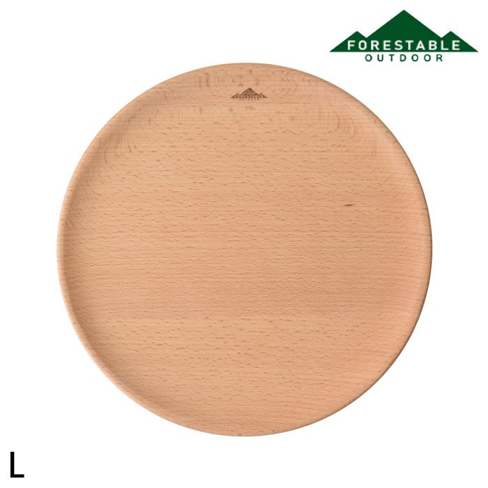 木製食器\\\\\\\\\\\\\\\\\\\\\\\\\\\\\\\\\\\\\\\\\\\\\\\\\\\\\\\\ - お皿 木製 おしゃれ 直径24cm アウトドア ウッドプレート プレートディッシュ L プレート 籐芸 FORESTABLE MDP240BE キャンプ プレート 皿 丸皿 中皿 ランチ皿 木製プレート 洋食器 木製皿 食器 ビーチ材 木製食器 アウトドア食器