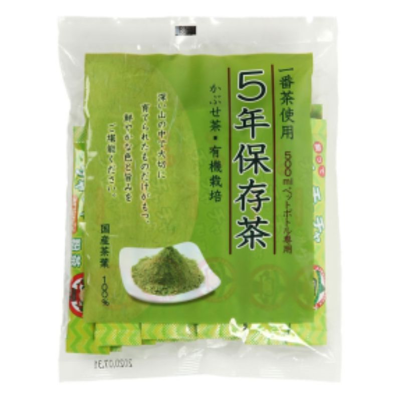 乐天商城 - 【ポイント20倍 6/30まで】非常食 5年保存 粉末茶 保存茶 24本入 国産茶葉 無農薬 有機栽培 かぶせ茶 500ml水に混ぜるだけ 備蓄用 防災グッズ 災害用