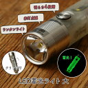 LED ライト 蓄光 USB充電 懐中電灯 ミニライト LEDライト おしゃれ 自転車 ミニ 650LUMEN USB 明るい キャンプアウトドア ソロキャンプ キャンプ用品 防災グッズ 防災用品 台風 災害 efim Rovy Von