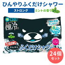 24個セット ひんやりふくだけシャワー ストロング ミントの香り (10枚入×24) 1個あたり税込329円 ときわ商会 ボディシート 冷感シート 極冷 超クー...