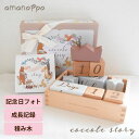 【クーポン利用で300円OFF】amanoppo coccole story あまのっぽ アニバーサリーつみき 月齢フォト 木のおもちゃ 積み木 出産祝い 誕生...