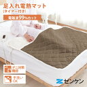 【クーポン利用で2000円OFF】【正規販売店】【メーカー直送】ゼンケン ZMT-51FT 電磁波99%カット 足入れ電熱マット(タイマー付き)W-Line-C...