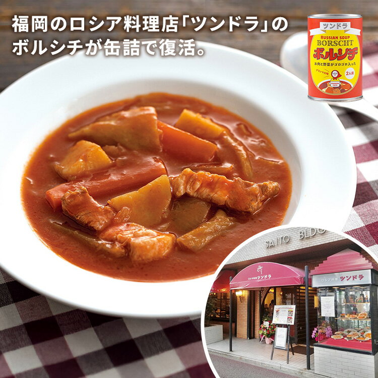 10缶セット ツンドラのボルシチ グランマの味...の紹介画像2