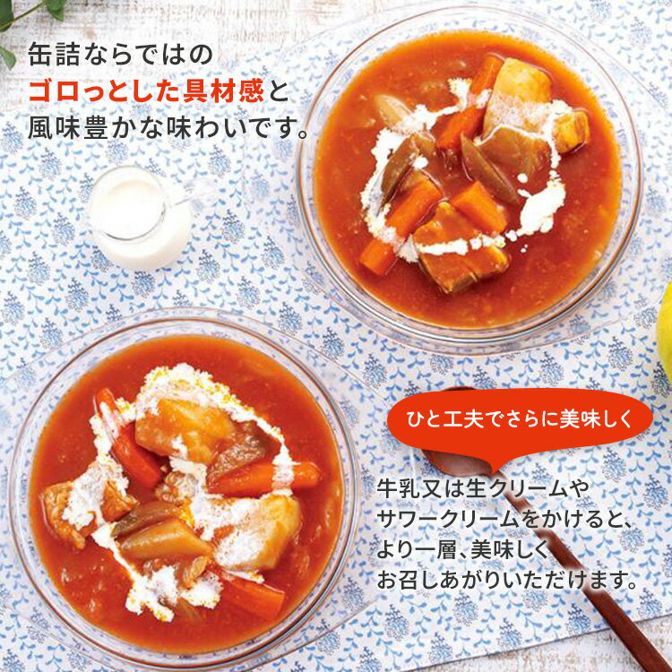 10缶セット ツンドラのボルシチ グランマの味...の紹介画像3