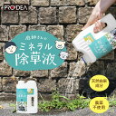 PROIDEA 庭師さんのミネラル除草液 2L 除草 天然由来成分 無害 安全 草取り 雑草 芝 安全 ガーデニング 庭 農薬不使用 草枯らし 雑草対策 雑草除去 除草剤 無農薬 環境にやさしい 枯らす 天然成分 日農耕地 駐車場 空地道路 自宅 墓地 庭師