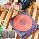【クーポン利用で500円OFF】RELAX PIXEL TUNES ピクセルチューンズ CDプレーヤー Bluetooth対応 透明 スケルトン レトロフューチ...