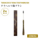 【クーポン利用で100円OFF】【正規販売店】2本セット TERACOCO TERA TOOTHBRUSH テラココ テラ トゥースブラッシュ 歯ブラシ 歯磨き テラヘルツ歯ブラシ テラヘルツ テラヘルツ波 超極細毛 カーブ型ネック 口腔内環境 整える 【メール便送料無料】