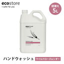 【クーポン利用で500円OFF】ecostore エコストア ハンドウォッシュ ワイルドローズ&シダー 5L 詰め替え用 ハンドソープ 大容量 ハンド 手洗い ...