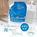 【がっちりマンデーで紹介】がんこ本舗 海へ… Fukii 詰替パック (380g) 衣類洗濯用洗剤 易生分解性洗剤【ポイント3倍/メール便送料無料】