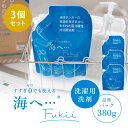 【がっちりマンデーで紹介】がんこ本舗 海へ… Fukii 詰替パック 3個セット (380g×3) 衣類洗濯用洗剤 易生分解性洗剤【ポイント12倍】【コ便】