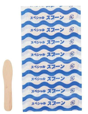神堂 竹のたより 木製 アイスクリームスプーン袋入 Sサイズ 300本