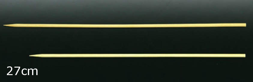 神堂 竹のたより バーベキュー串 27cm 50本(竹串)