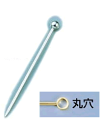 18-8 ステンレス製 オードブルピン 丸穴(6本入)