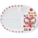 台和 子供用食器 レインボー キティ ランチ皿 大 MC-31-RKT