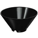 台和 業務用 メラミン食器 17cm ヌードルボール 黒 SS-921-BK