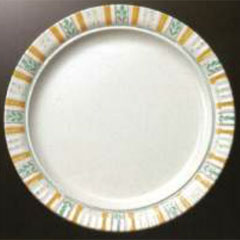 マンネン 業務用 メラミン食器 バジル 21cm サラダ皿 BL-7803