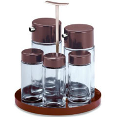 エムタカ 卓上小物 調味料入れ カスターセット No.4515