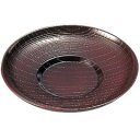 福井クラフト 卓上小物 ABS製 4寸 木目 茶托 溜 全面塗 82154670